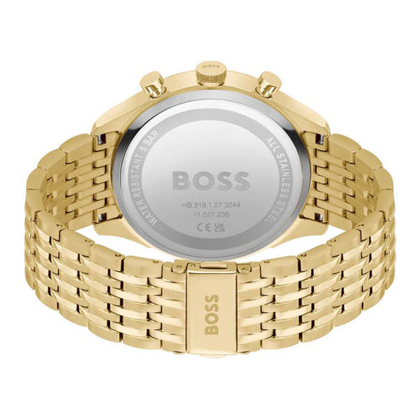 Hugo Boss Heren Horloge Gold-Tone Grey Dial Men's Watch| HB1514051
