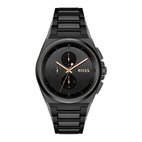 Hugo Boss "Heren Horloge" Black Stainless Steel Men's Watch| HB1514068