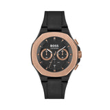 Hugo Boss Taper Black Genuine Leather Men's Watch | HB1514089