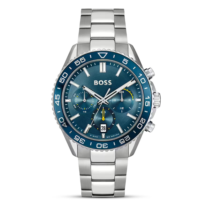 Hugo Boss Runner Chronograph Blue Dial Men's Watch | HB1514143