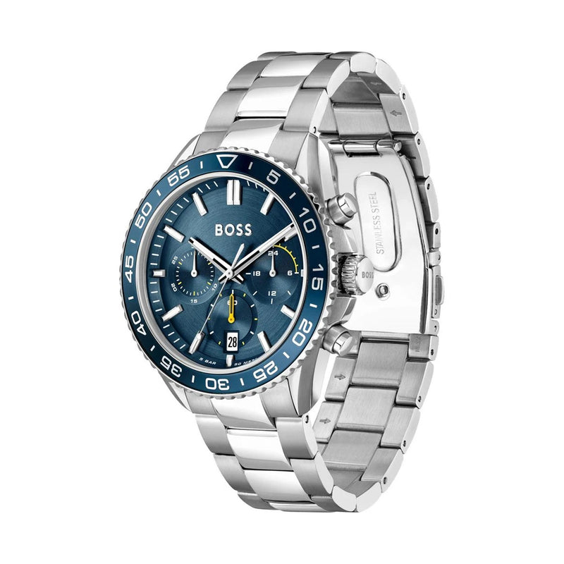 Hugo Boss Runner Chronograph Blue Dial Men's Watch | HB1514143