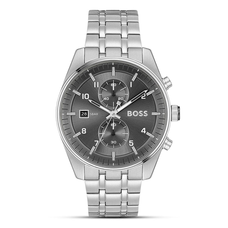 Hugo Boss SkyTraveller Chronograph Grey Dial Men's Watch | HB1514151