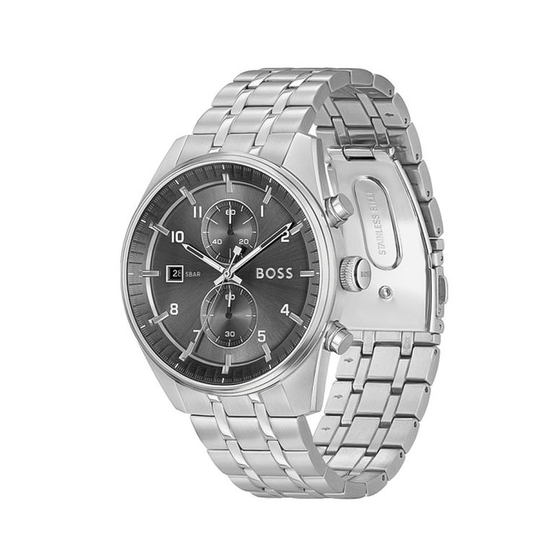 Hugo Boss SkyTraveller Chronograph Grey Dial Men's Watch | HB1514151