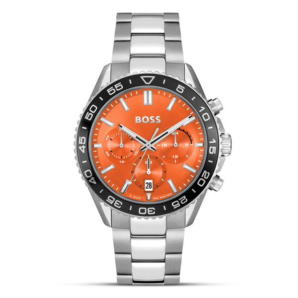 Hugo Boss Runner Chronograph Orange Dial Men's Watch | HB1514162