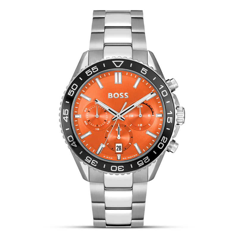 Hugo Boss Runner Chronograph Orange Dial Men's Watch | HB1514162