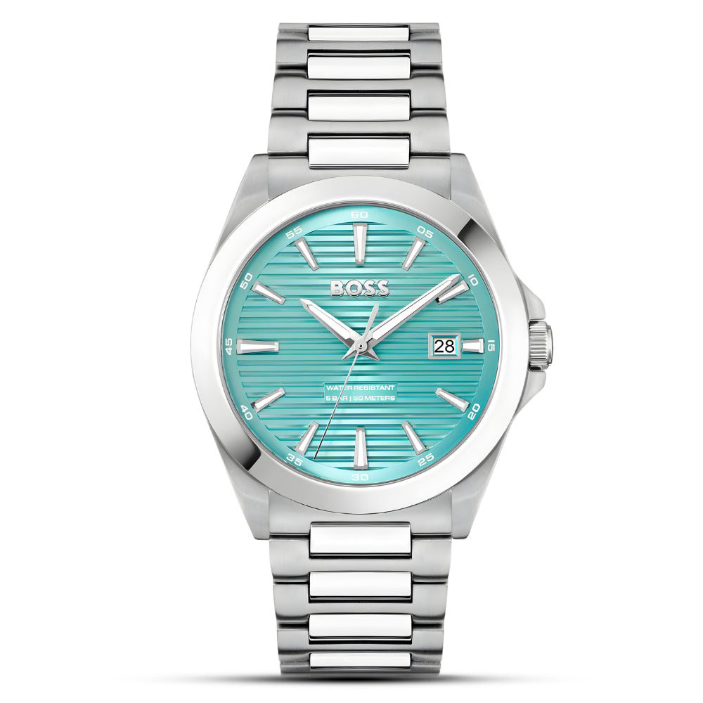 HUGO BOSS Horloge Tiffany Blue Dial Men's Watch | HB1514171