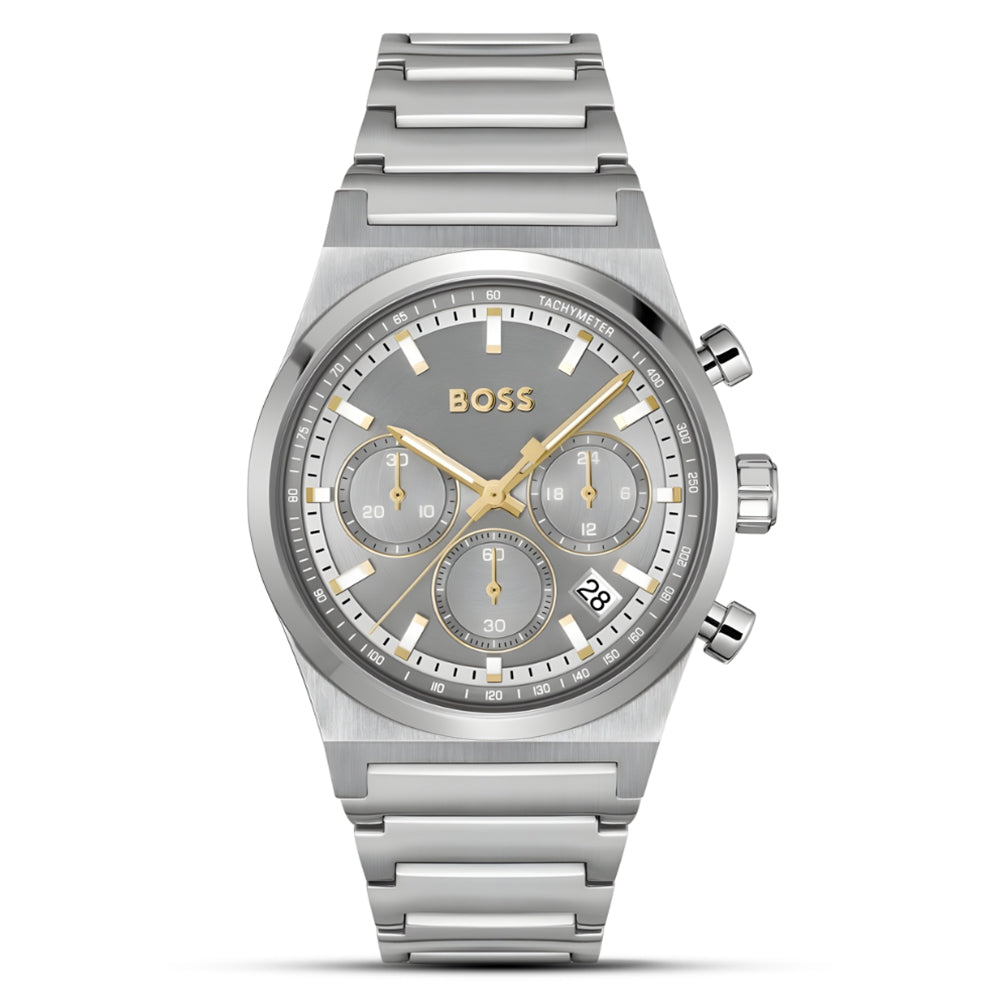 Hugo Boss Candor Chrono Silver Dial Men's Watch | HB1514221