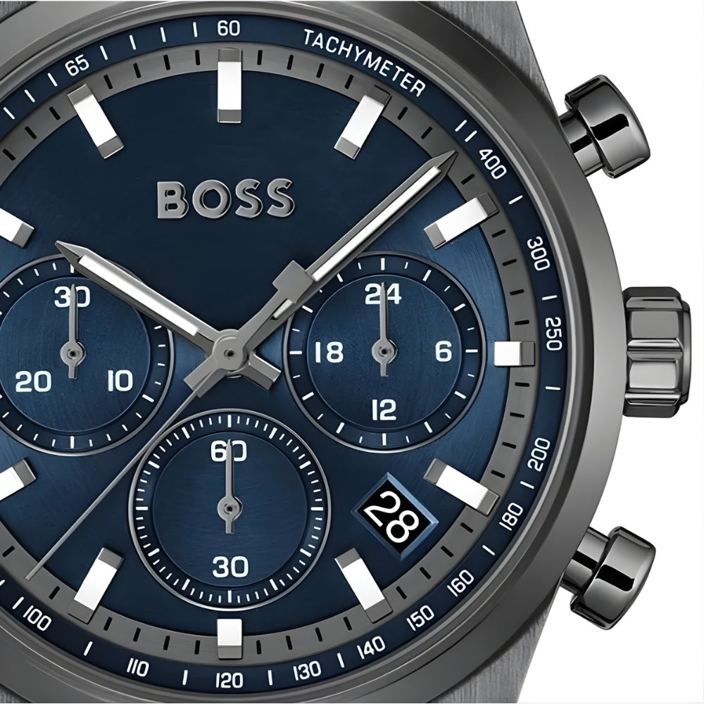 HUGO BOSS Horloge Chronograph Blue Dial Men's Watch | HB1514223