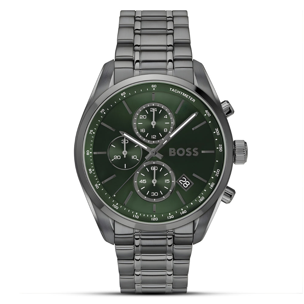 HUGO BOSS Grand Prix Green Dial Men's Watch | HB1514228