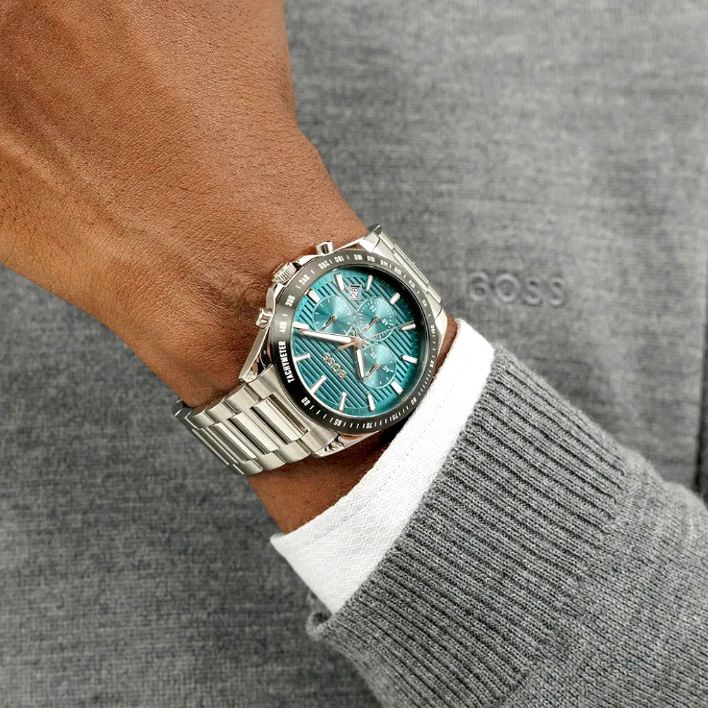 Hugo Boss Strike Green Dial Men's Watch | HB1514241