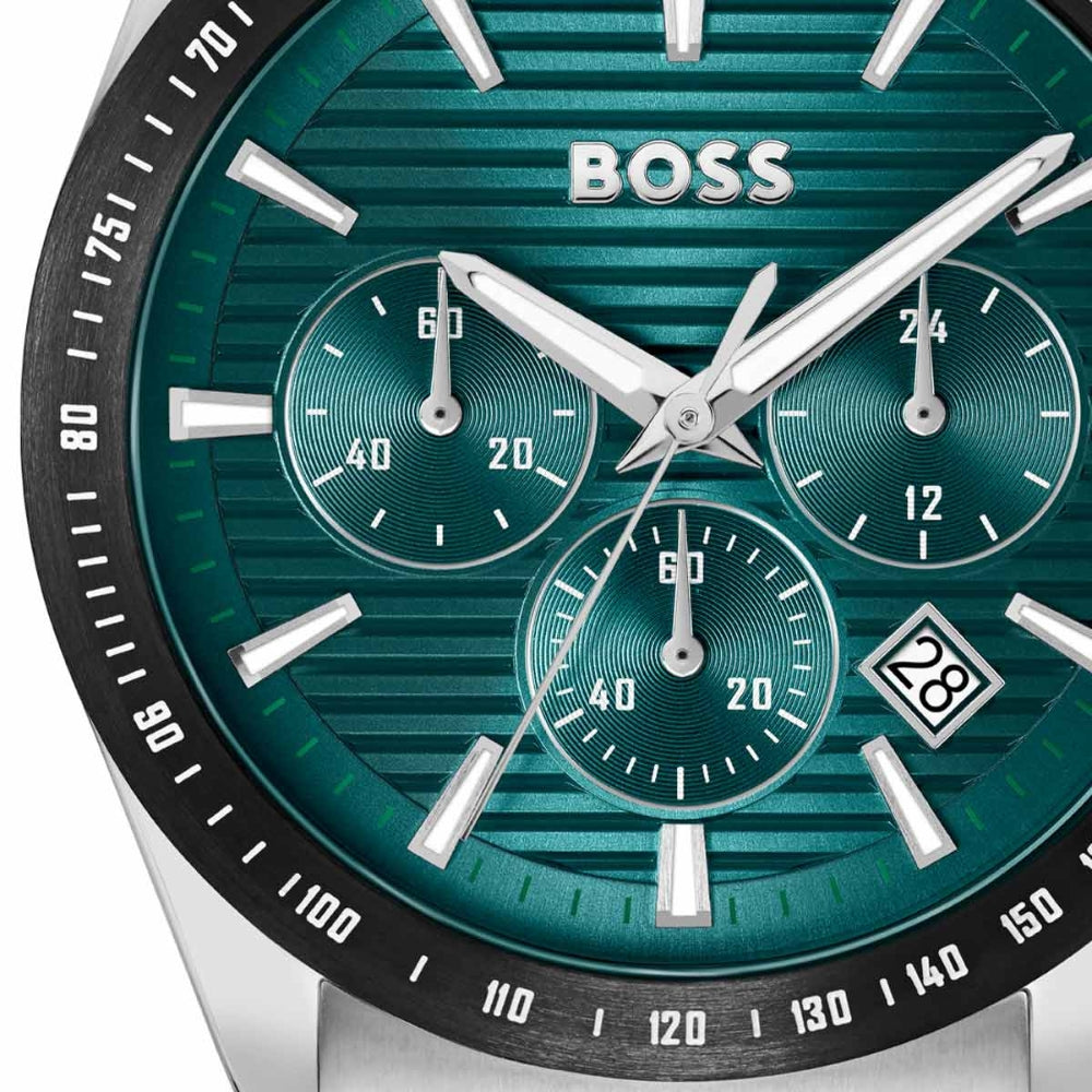 Hugo Boss Strike Green Dial Men's Watch | HB1514241