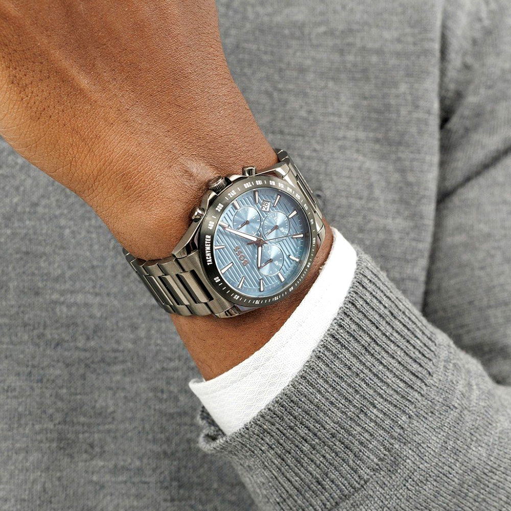 HUGO BOSS Horloge Sky Blue Dial Men's Watch | HB1514242