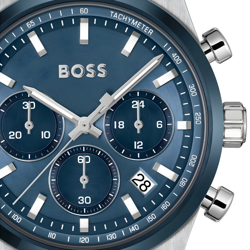Hugo Boss Candor Chrono Blue Dial Men's Watch | HB1514243