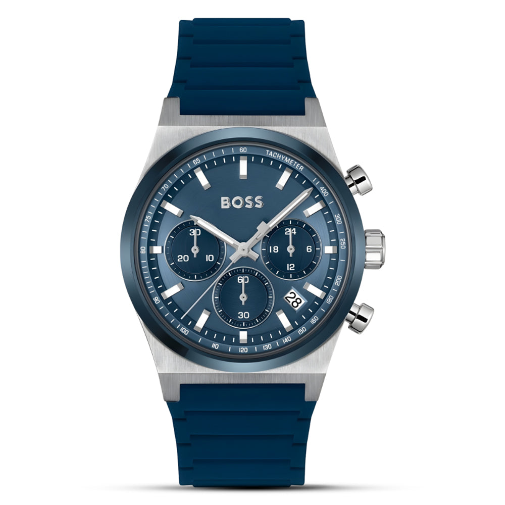Hugo Boss Candor Chrono Blue Dial Men's Watch | HB1514243