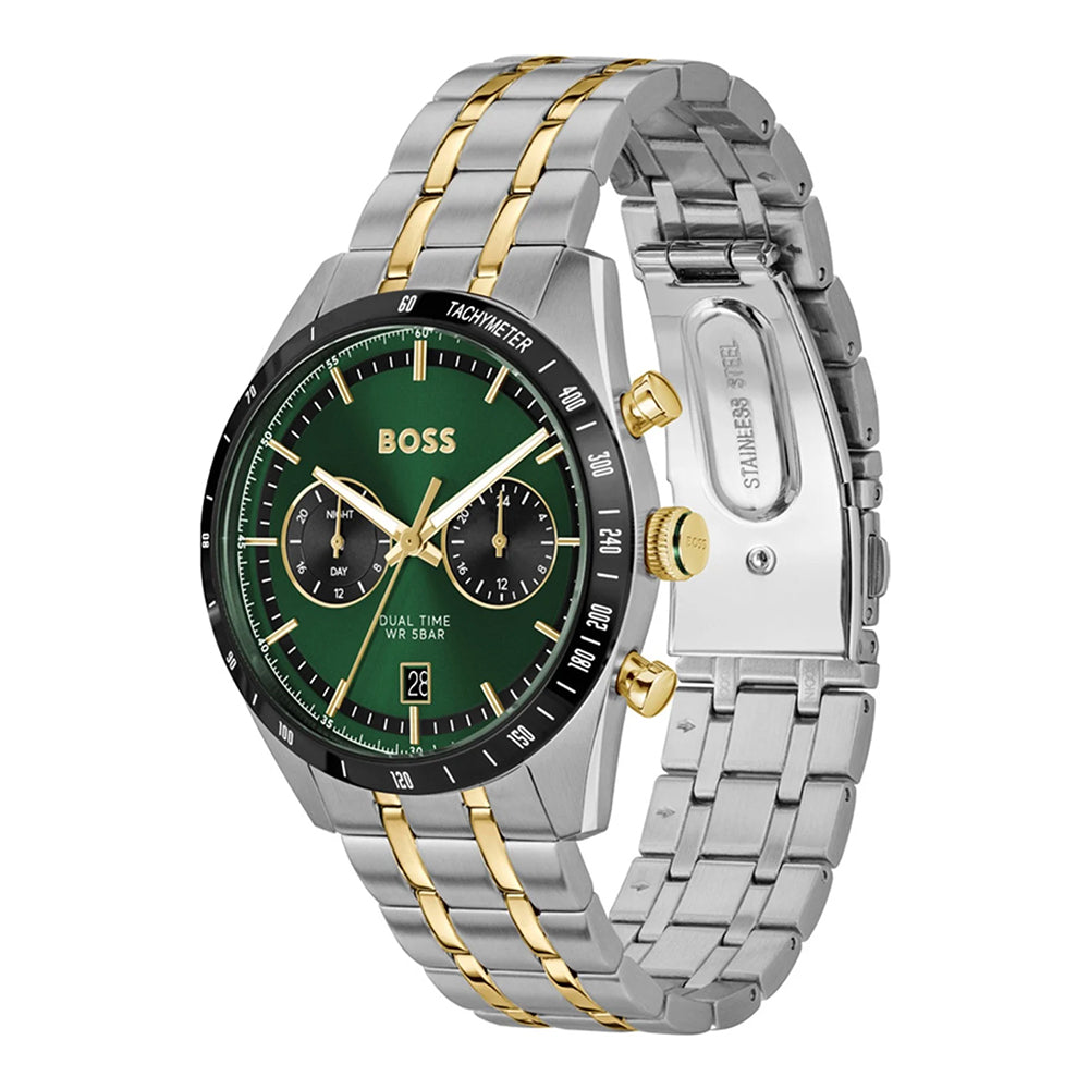 Hugo Boss Tourmaster Green Multifunction Dial Men's Watch | HB1514287