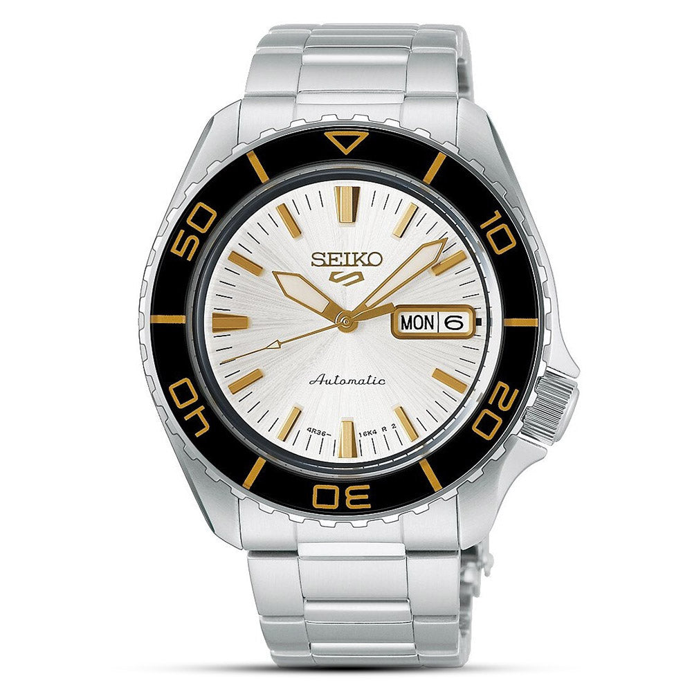 Seiko 5 Sports White Dial Automatic Watch HDB004K1