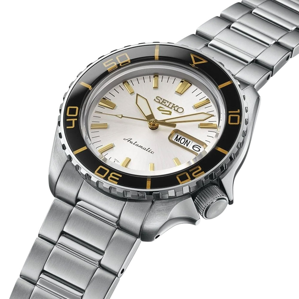 Seiko 5 Sports White Dial Automatic Watch HDB004K1