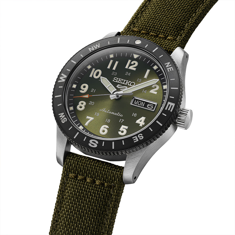 Seiko 5 Sports Field Series Green Dial Watch HDB008K1