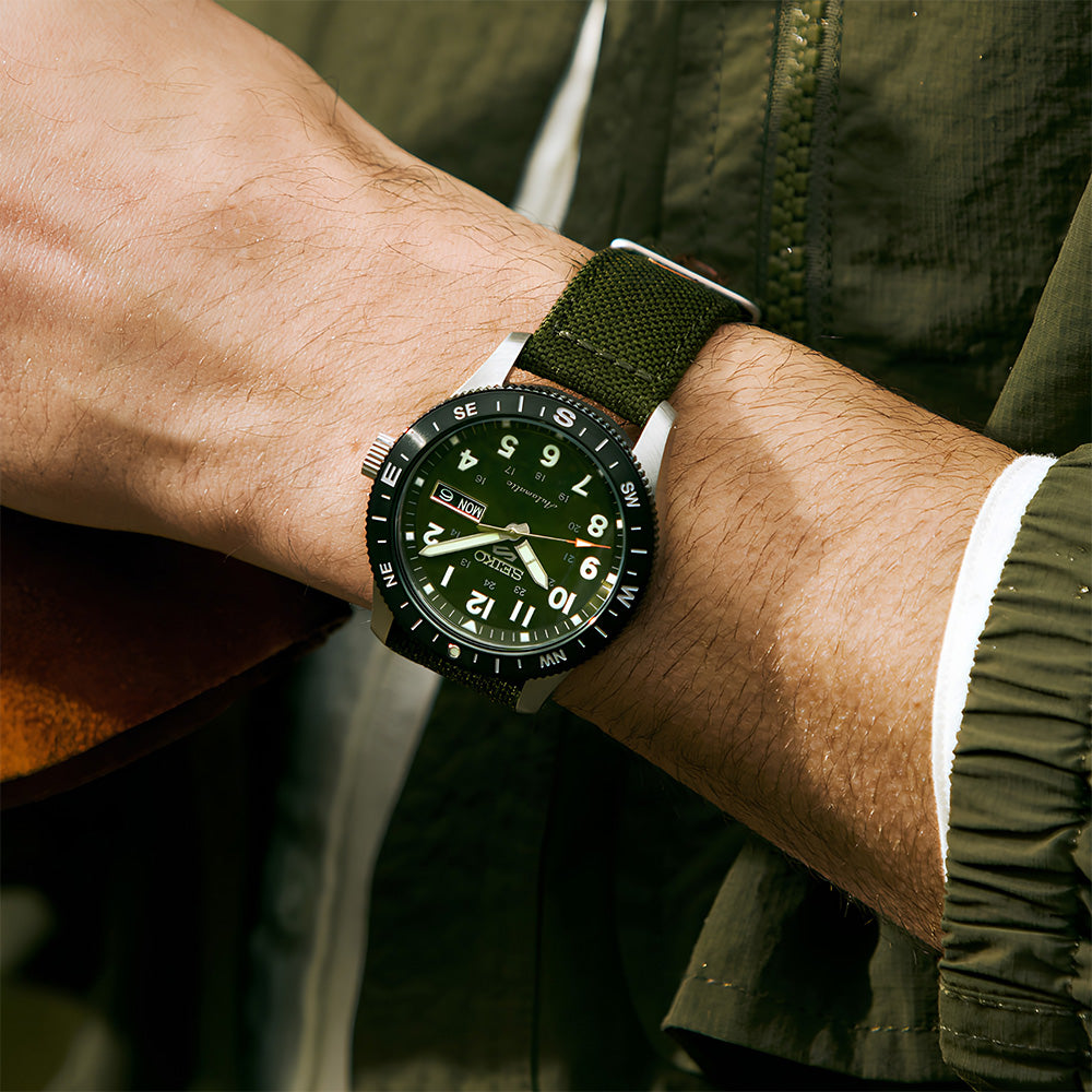 Seiko 5 Sports Field Series Green Dial Watch HDB008K1