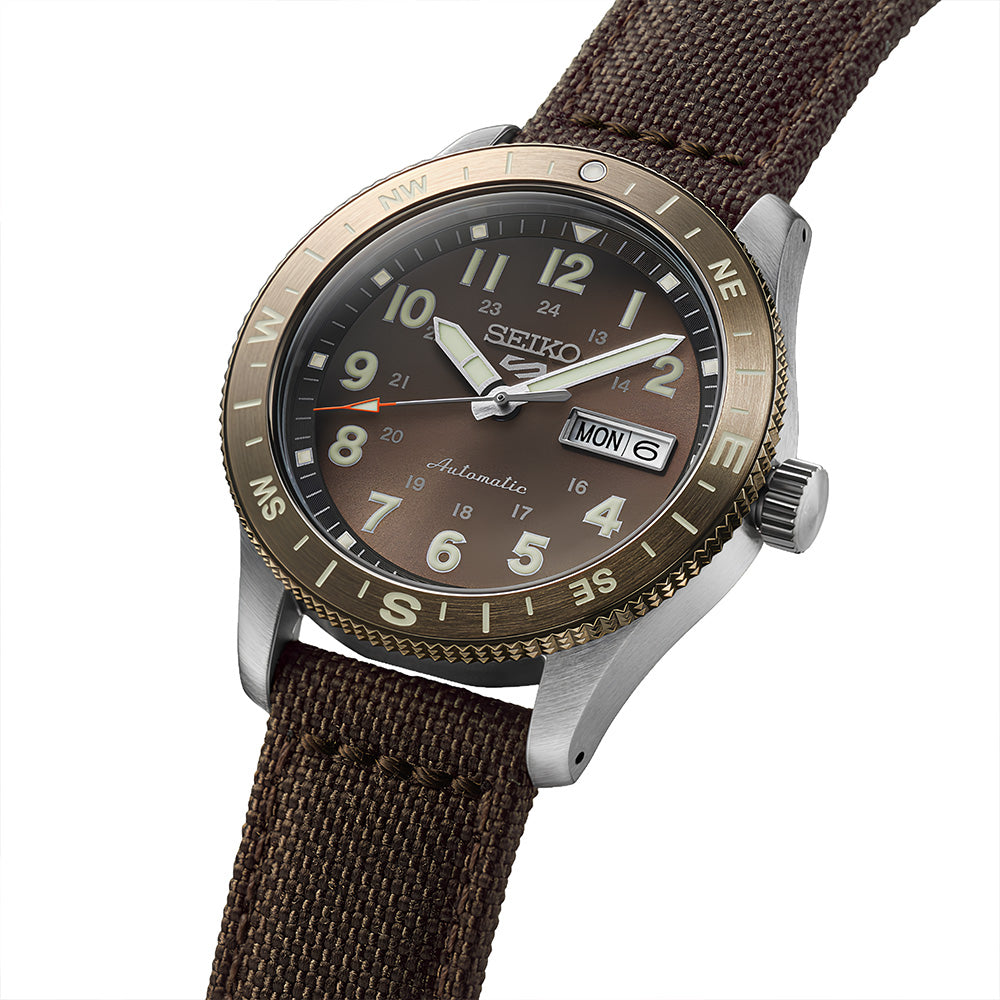 Seiko 5 Sports Field Series Automatic Brown Dial Watch HDB009K1