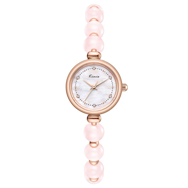 Kimio Pink Pearl Strap White Dial Ladies Watch | K6553S-XZ1RLW