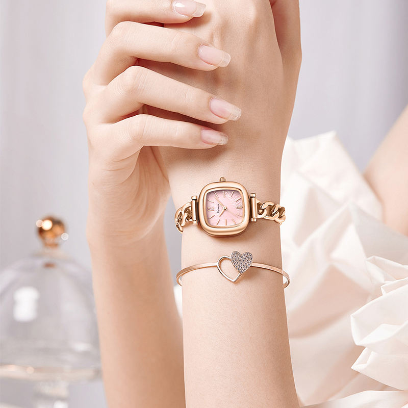 Kimio Square Dial Bracelet Ladies Watch K6531S