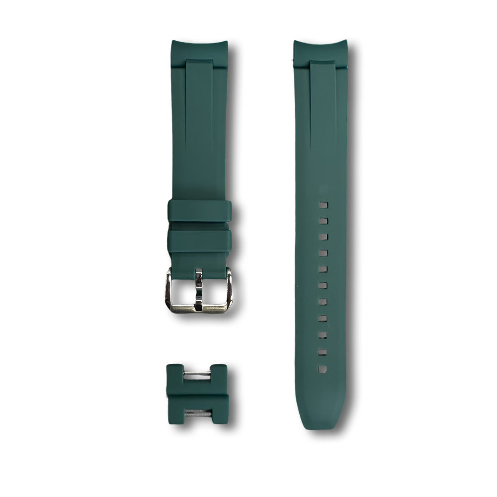 Cavern 22mm Multi Function Green Silicon Strap