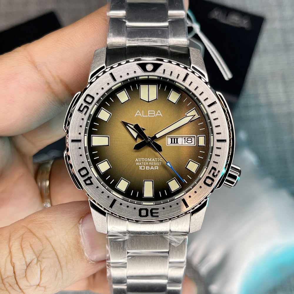 Alba Automatic Light Gold Dial Men's Watch | AL4639X