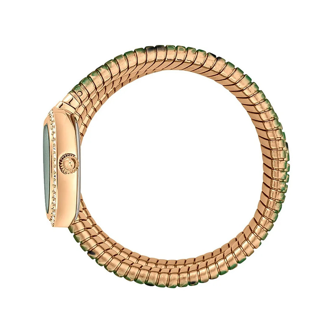 Just Cavalli Glam Snake Green Dial Ladies Watch | JC1L163M0265