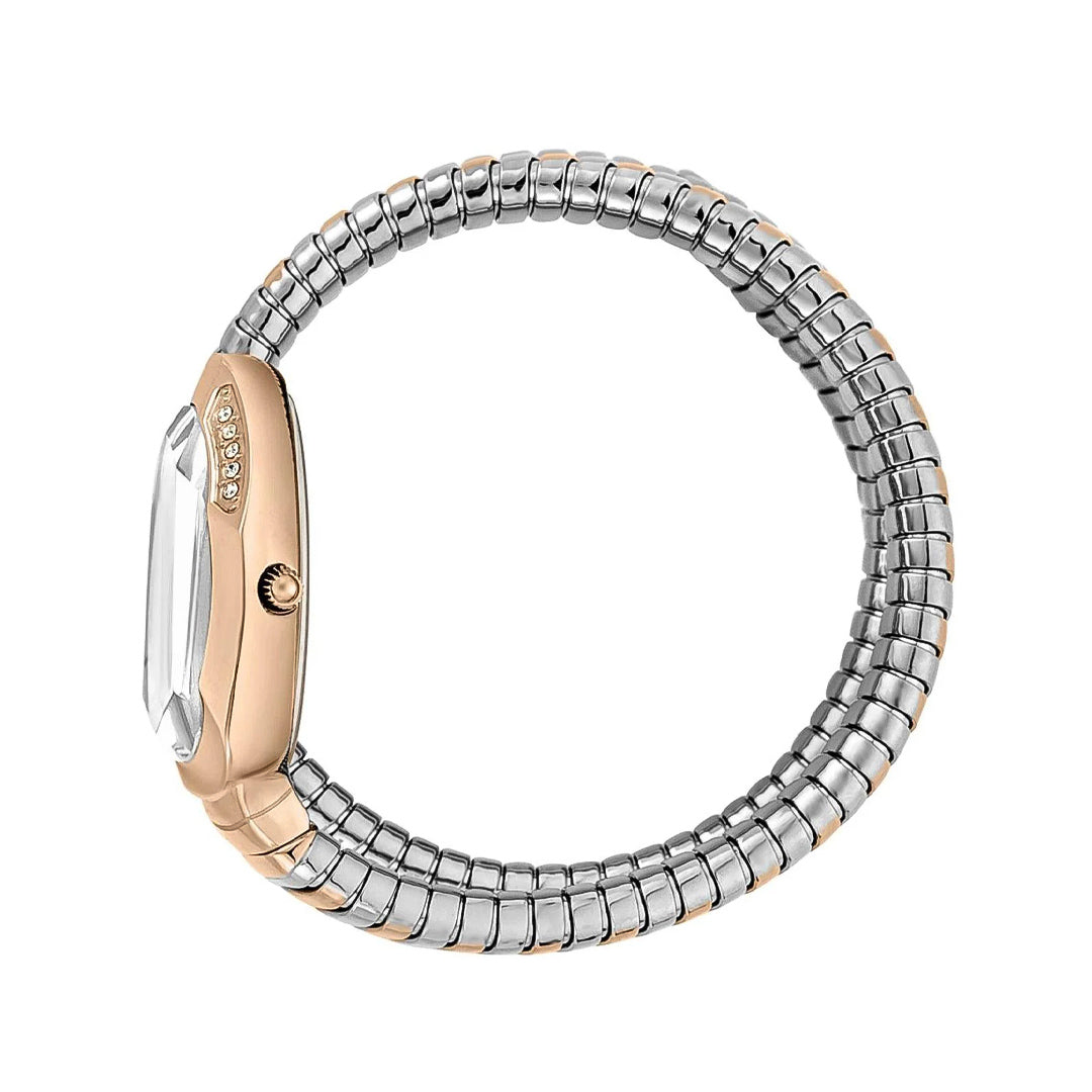 Just Cavalli Signature Snake Rose Gold Dial Ladies Watch | JC1L208M0075