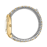 Just Cavalli Signature Snake Gold Dial Ladies Watch | JC1L226M0055
