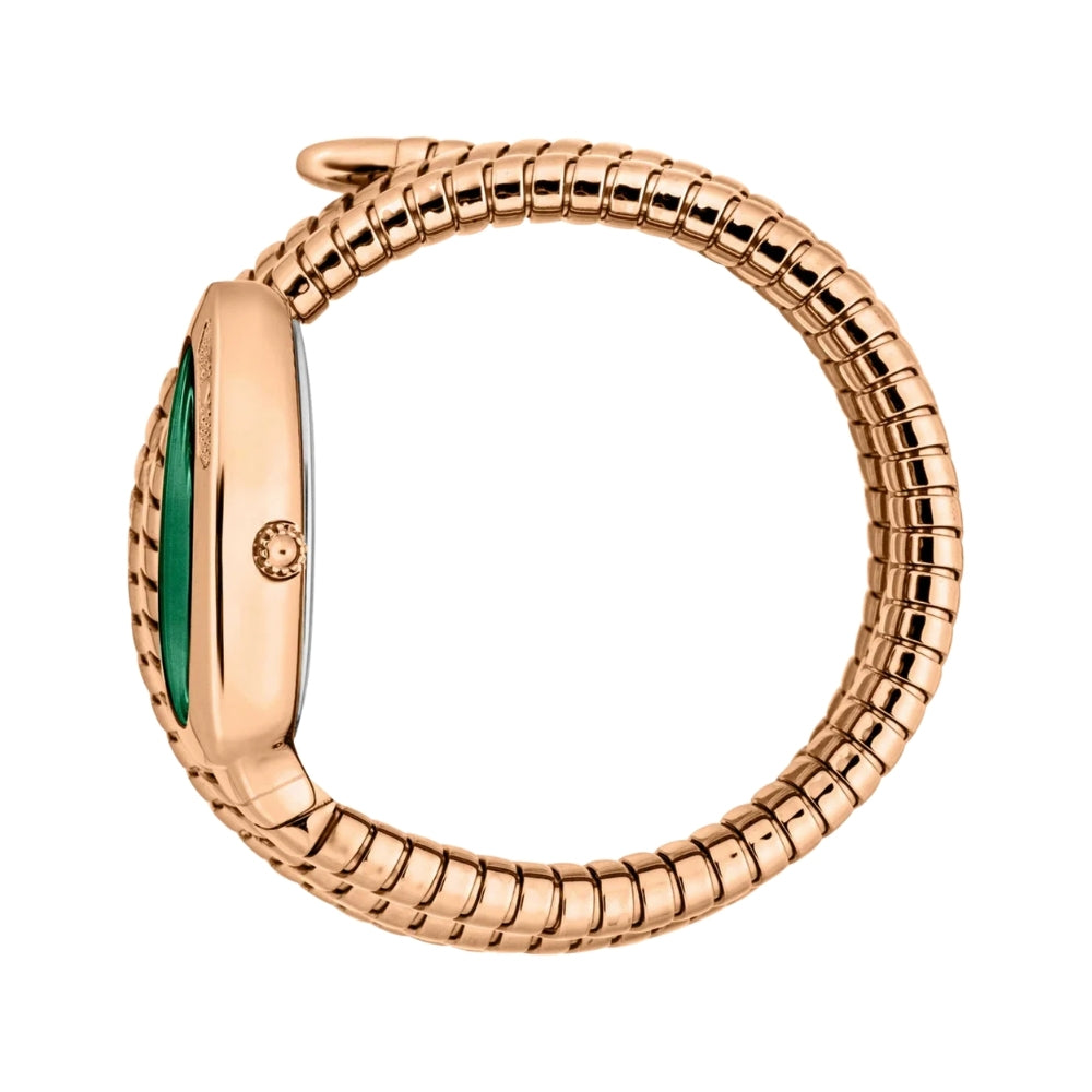 Just Cavalli Signature Snake Green Dial Ladies Watch | JC1L232M0045
