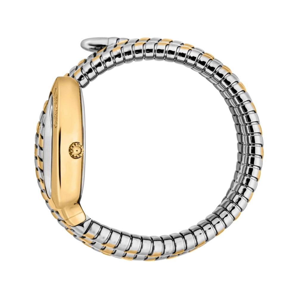 Just Cavalli Signature Snake Silver Dial Ladies Watch | JC1L232M0055