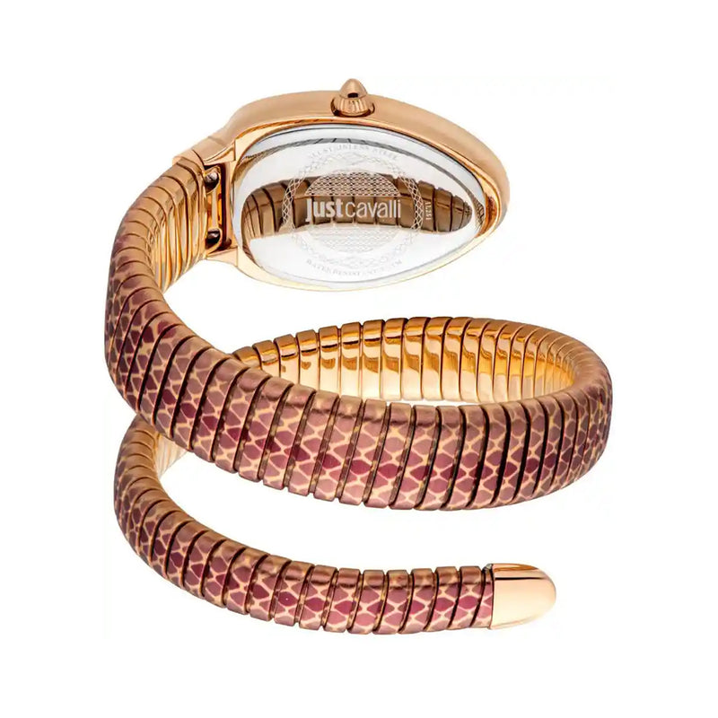 Just Cavalli Glam Snake Silver Dial Ladies Watch | JC1L251M0065