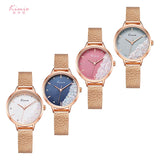 KIMIO Floral Texture Dial Ladies Watch | K6391M