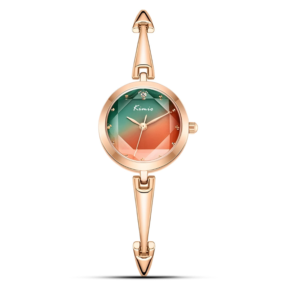 Kimio Rainbow Gradient bracelet watch K6406S