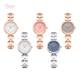 Kimio Heart Shape Bracelet Multi-Color Dial Ladies Watch | K6418S