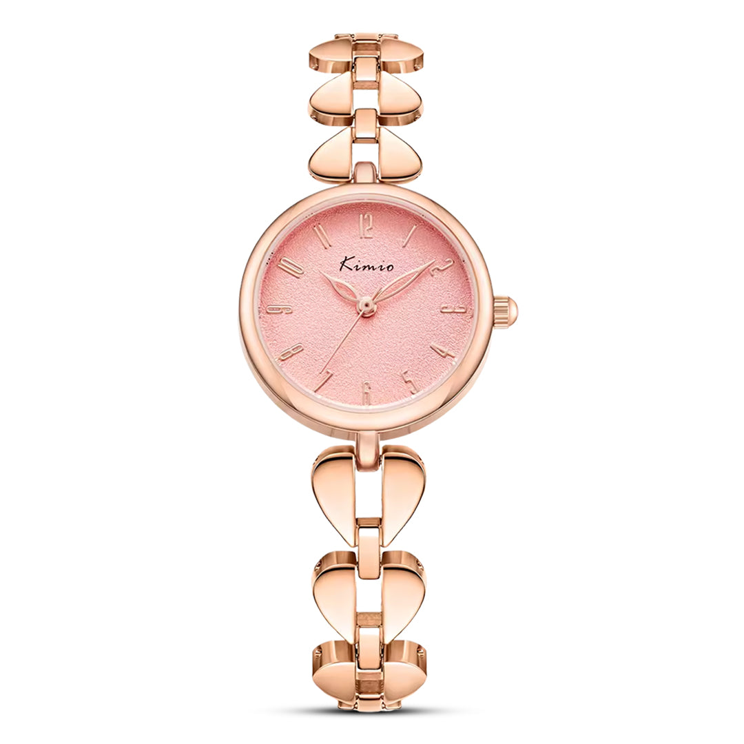 Kimio Heart Shape Bracelet Multi-Color Dial Ladies Watch K6418S