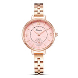 KIMIO Fancy Quartz Rose Gold Tone Ladies Watch | K6449M