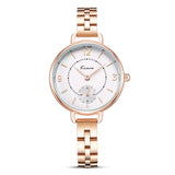 KIMIO Fancy Quartz Rose Gold Tone Ladies Watch | K6449M