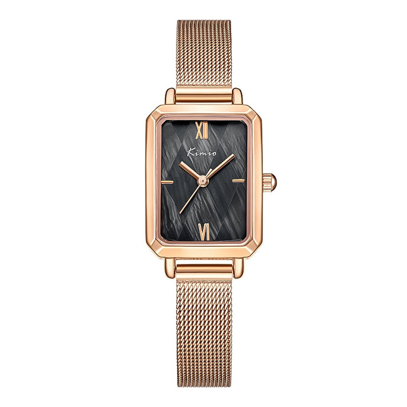 KIMIO Marble Dial Mesh Strap Ladies Watch | K6479S