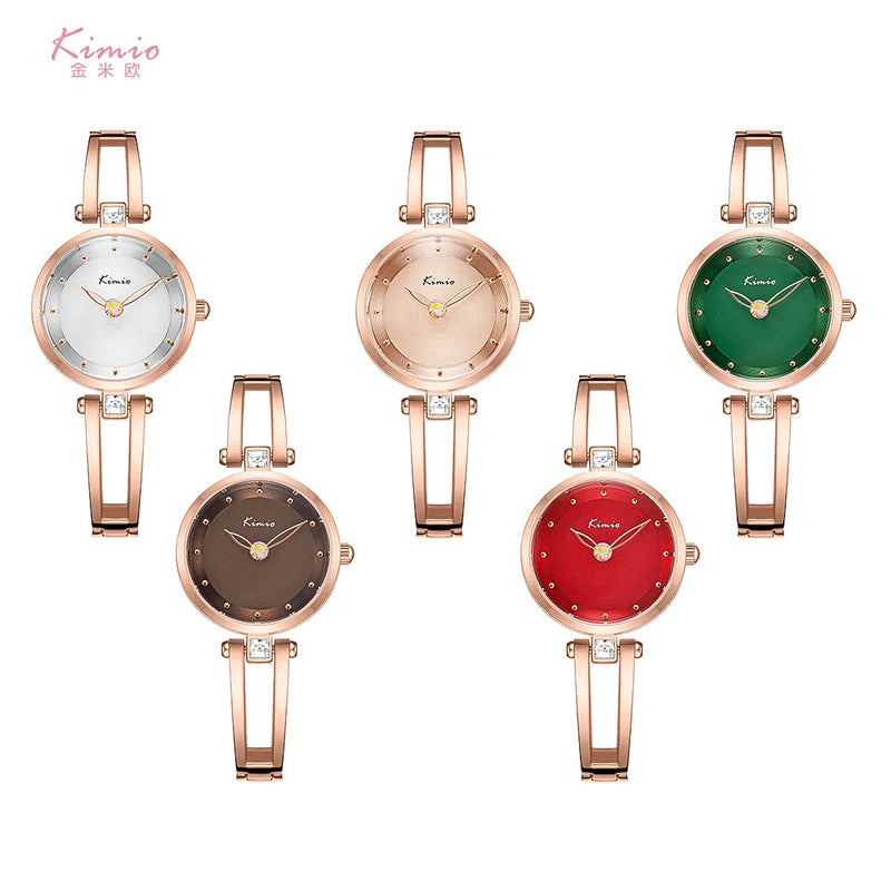 KIMIO Vintage Quartz Rose Gold Tone Ladies Watch | K6482S