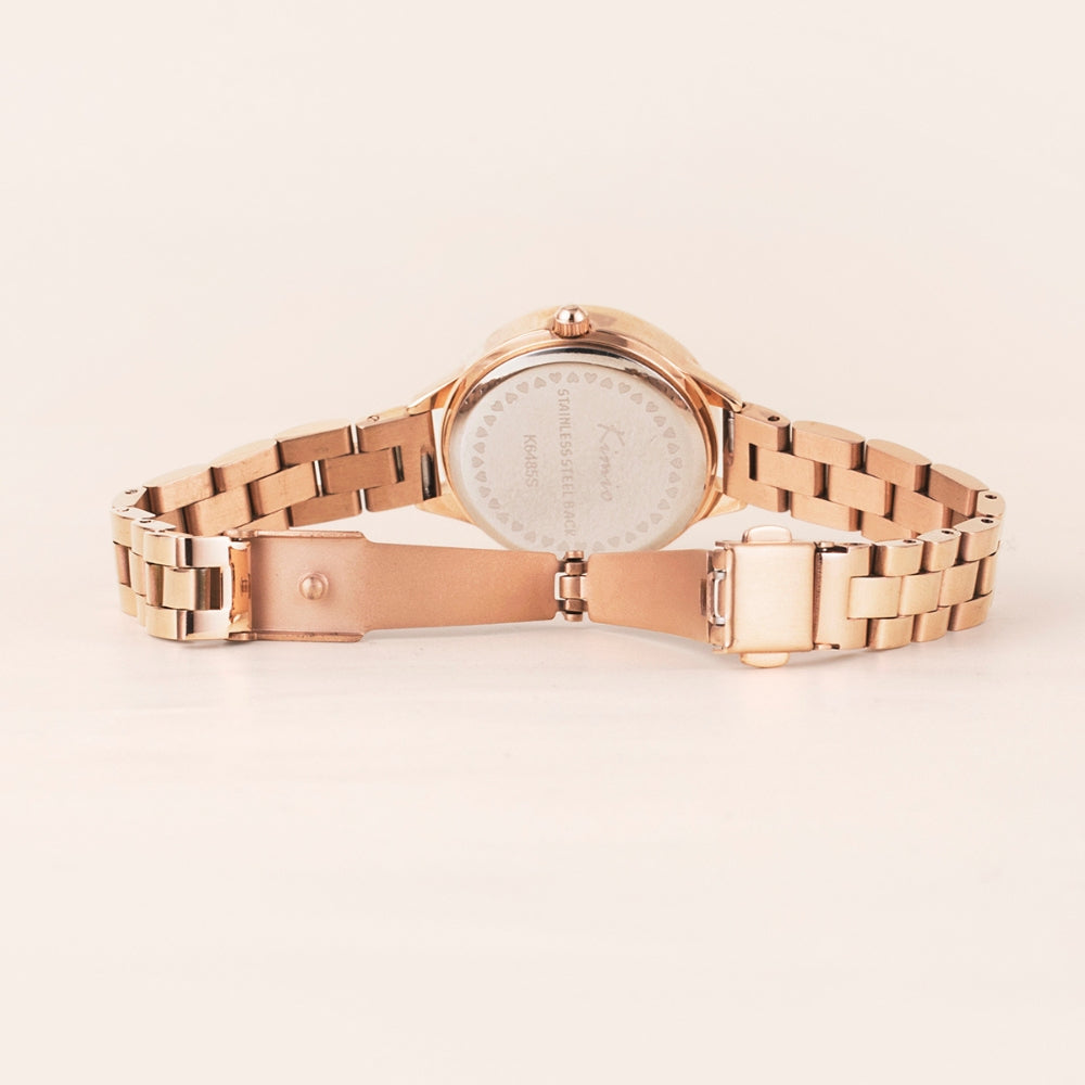 kimio Moon Phase Brown Dial Ladies Watch | K6485S-XZ1RRC