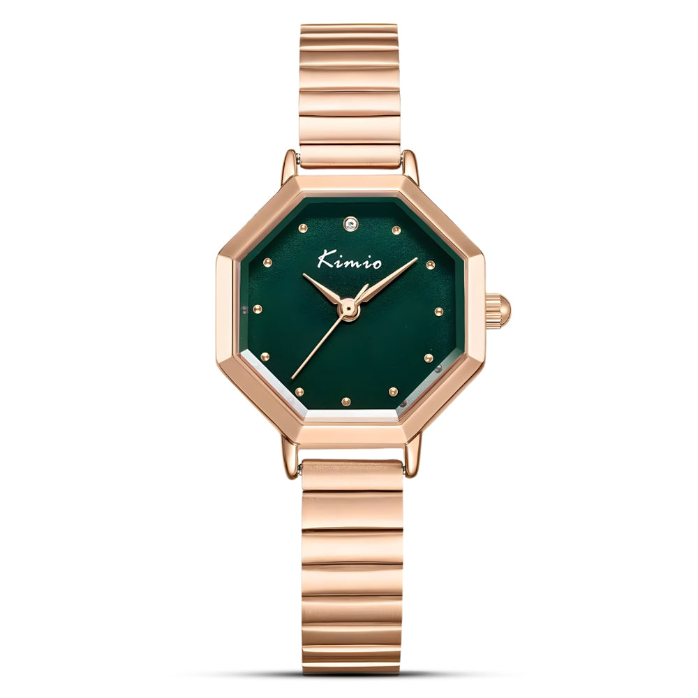 KIMIO Quartz Stainless Steel Multi-colour Ladies Watch| K6495S