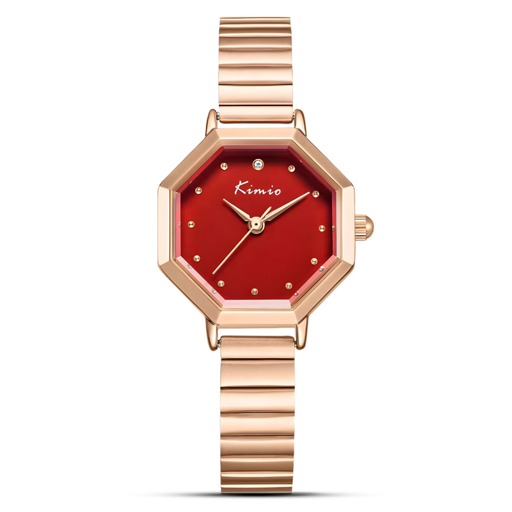 KIMIO Quartz Stainless Steel Multi-colour Ladies Watch| K6495S