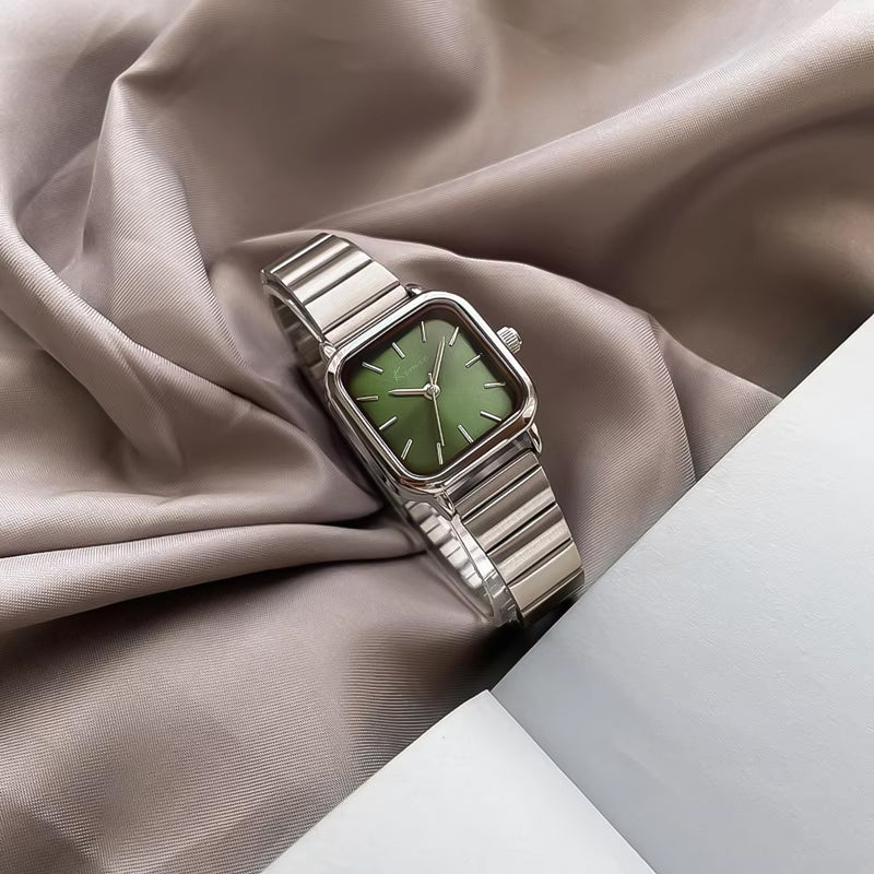 KIMIO Elegant Square Shape Dial Ladies Watch | K6498S