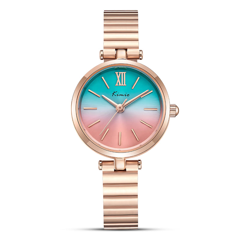 KIMIO COXRY Quartz Rose Gold Tone Ladies Watch | K6500S