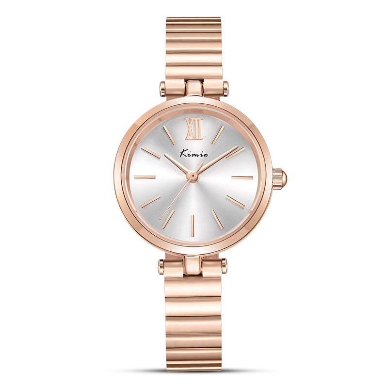 KIMIO COXRY Quartz Rose Gold Tone Ladies Watch | K6500S