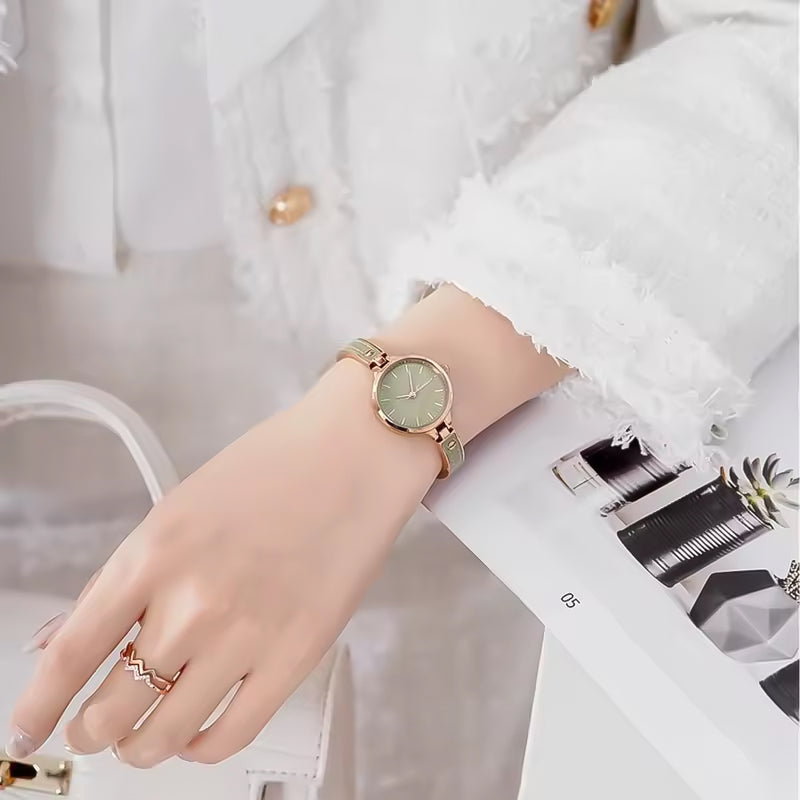 KIMIO Elegant Quartz Leather Strap Ladies Watch | K6549S