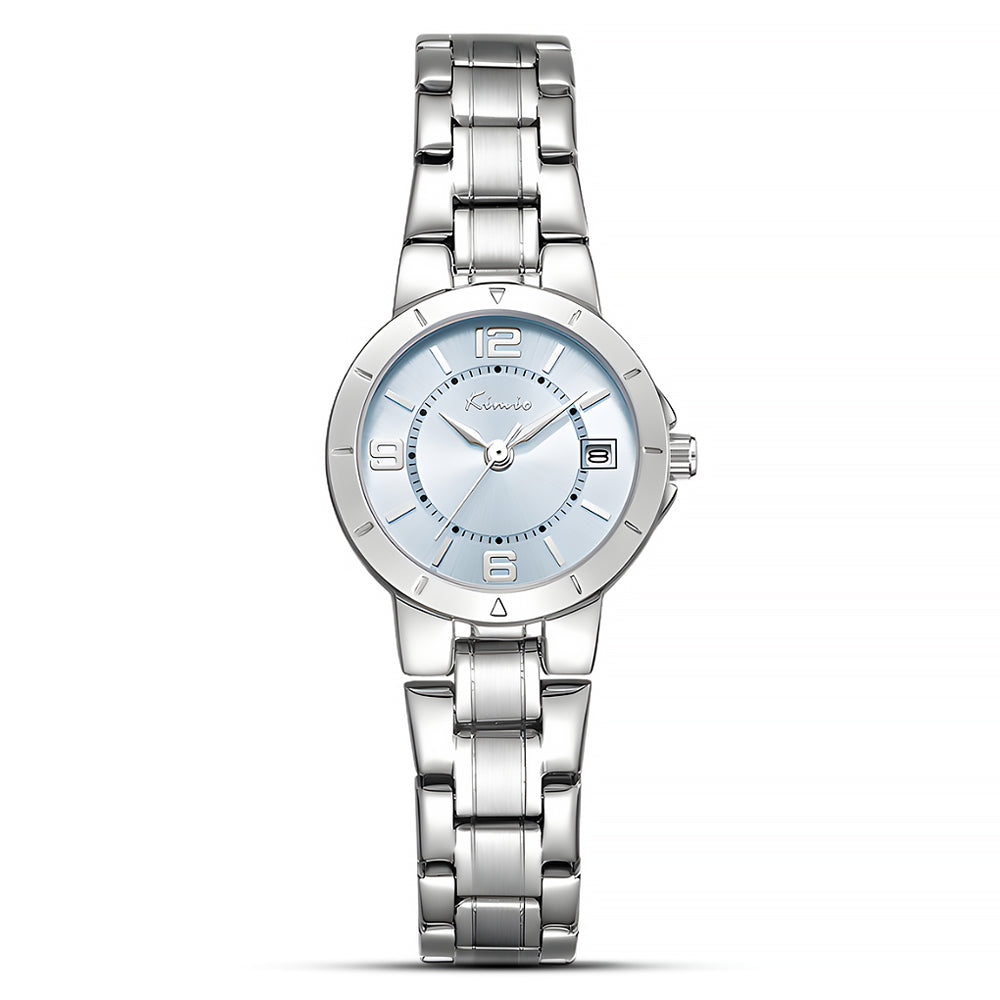 Kimio Silver Tone Round Dial Ladies Watch K6673S